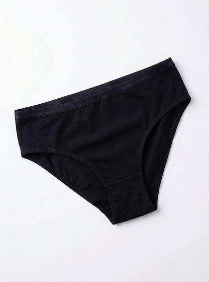 Damen Aura Satin Slip 1400 - Schwarz
