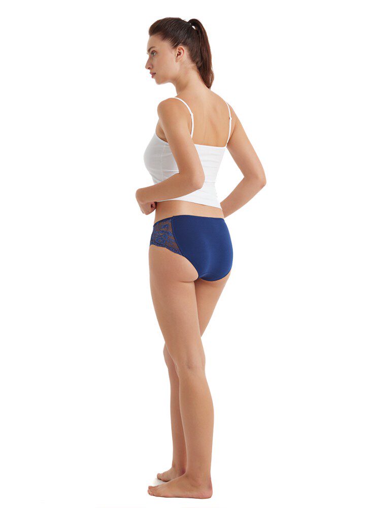 Damen Modal Elastan Slip 1448 - Marine