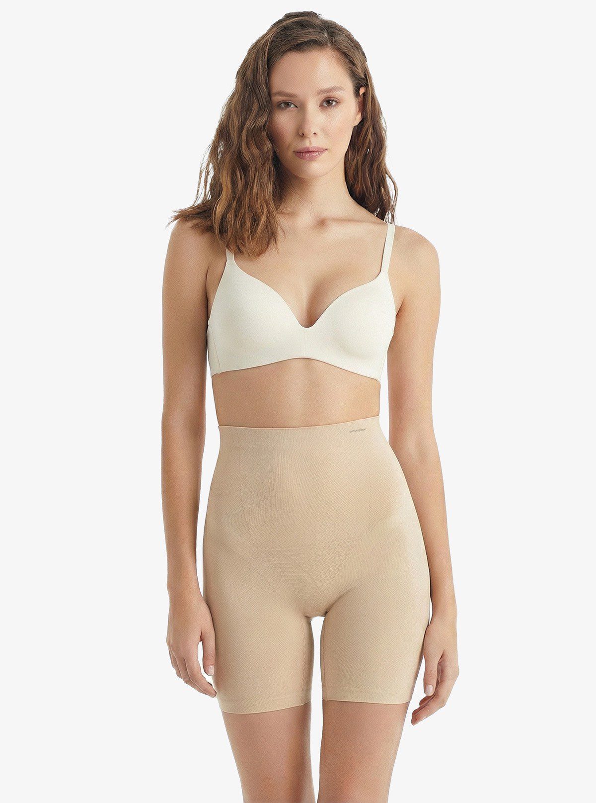 Damen Illusion Leggings 1479 - Beige