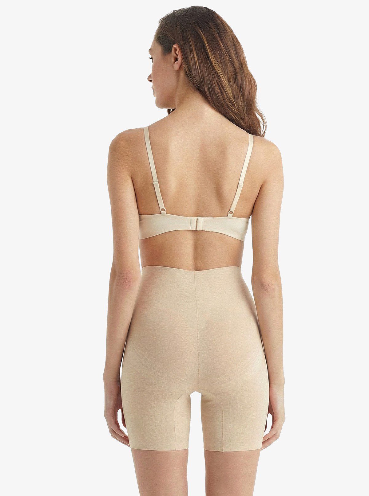 Damen Illusion Leggings 1479 - Beige