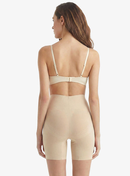 Damen Illusion Leggings 1479 - Beige