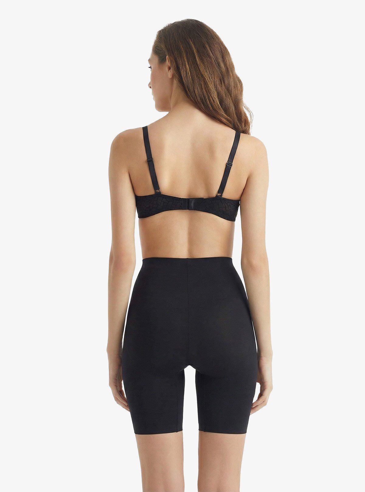 Damen Illusion Leggings 1479 - Schwarz