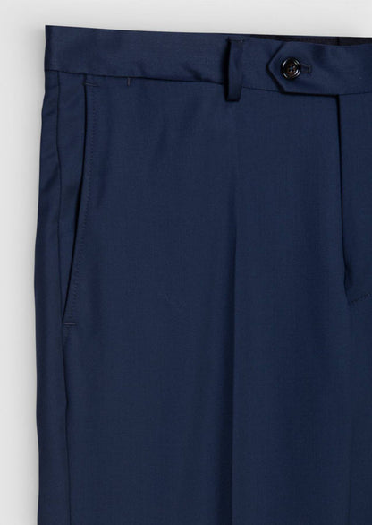 Saks Regular Fit Klassische 100% Wolle Hose