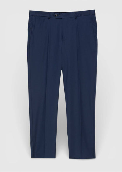 Saks Regular Fit Klassische 100% Wolle Hose
