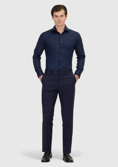 Saks Moderne Passform Wollmix-Hose