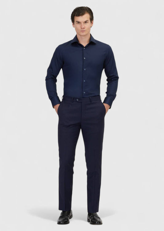 Saks Moderne Passform Wollmix-Hose
