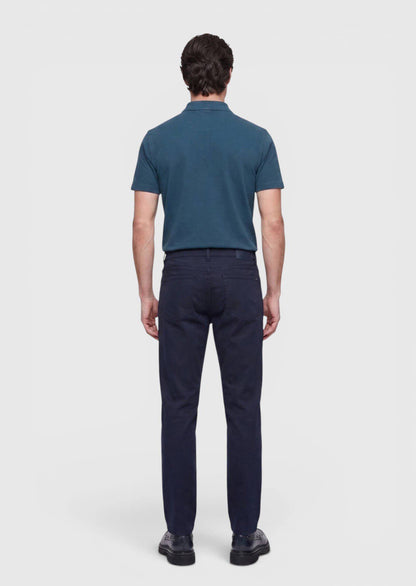 Marineblaue Velours Casual-Hose