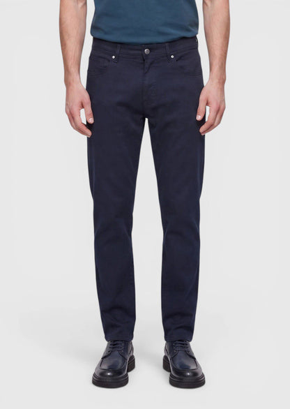 Marineblaue Velours Casual-Hose