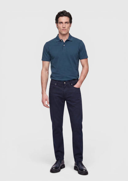 Marineblaue Velours Casual-Hose