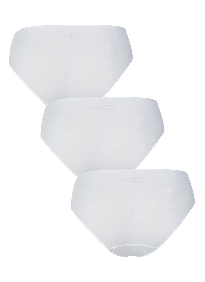 Damen Essentials Unterwäsche 3er-Pack - Weiß