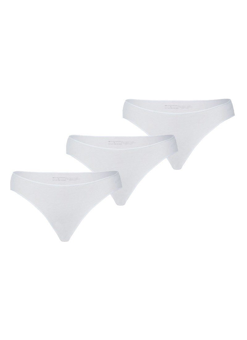 Damen Essentials Unterwäsche 3er-Pack - Weiß