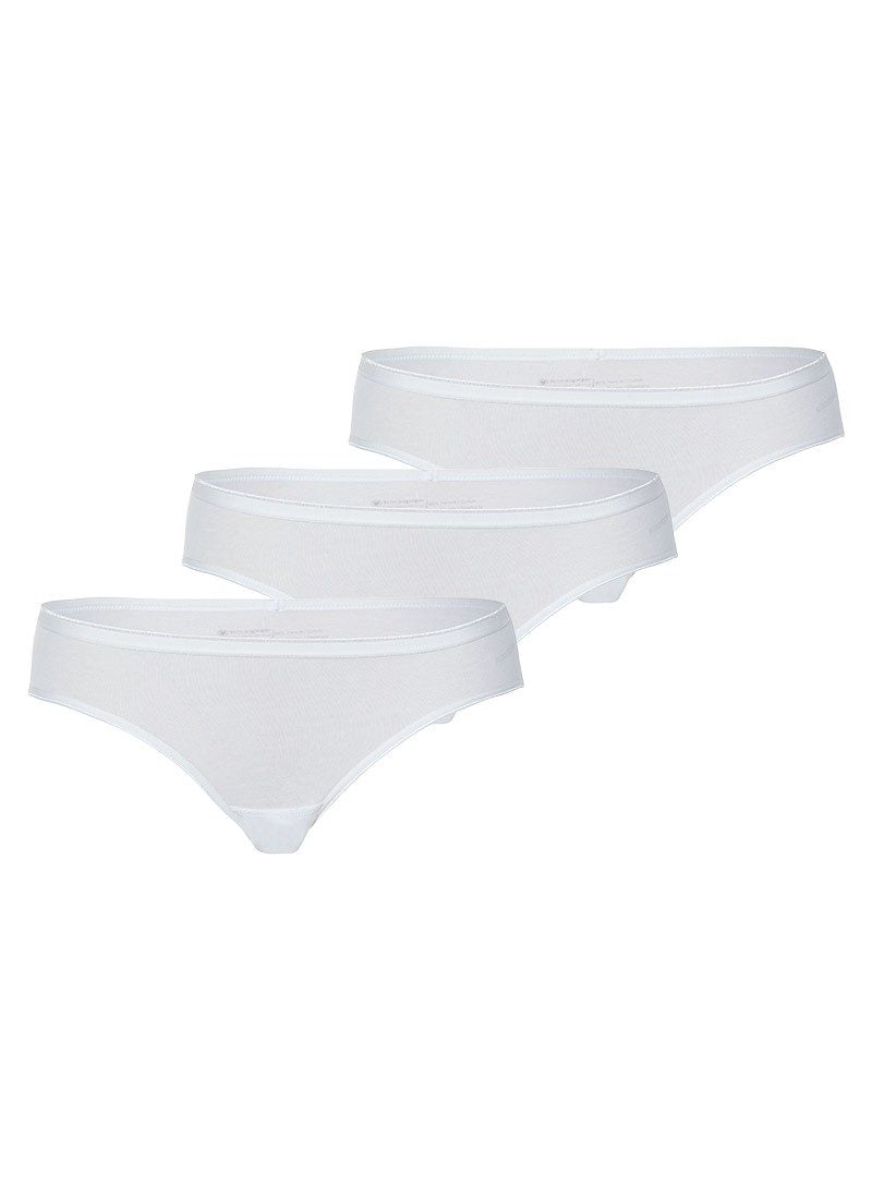 Damen Essentials Unterwäsche 3er-Pack - Weiß