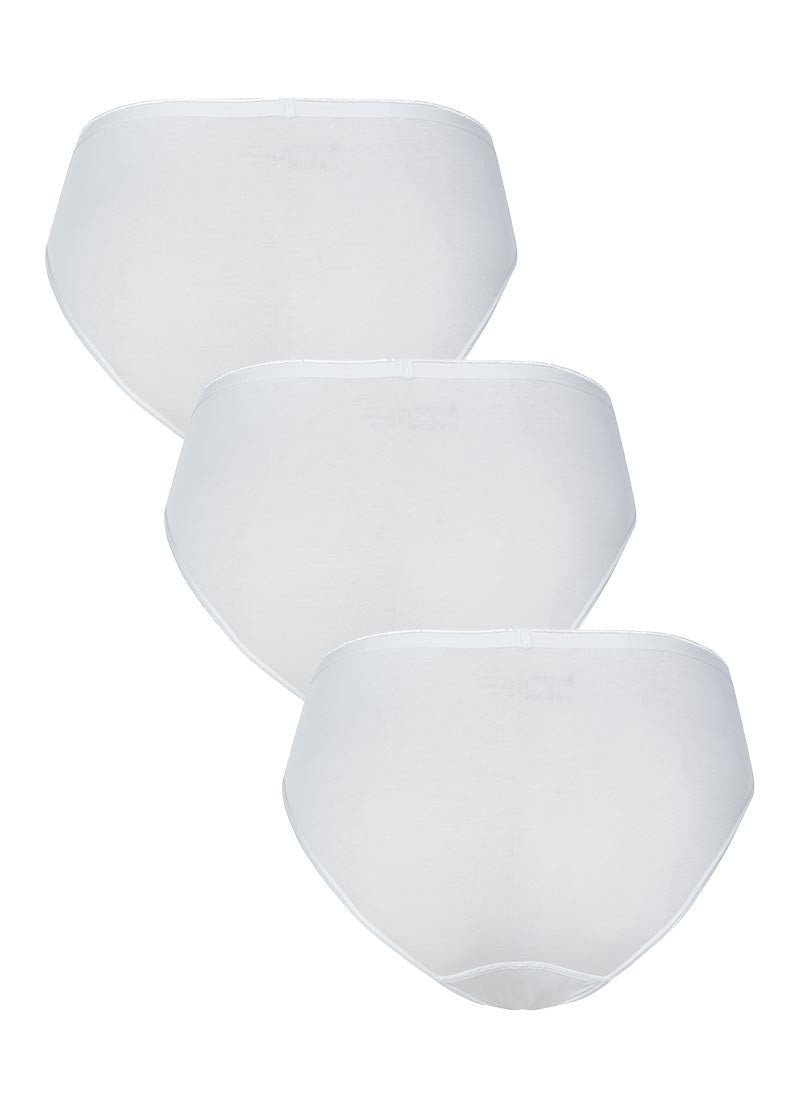 Damen Essentials Unterwäsche 3er-Pack - Weiß