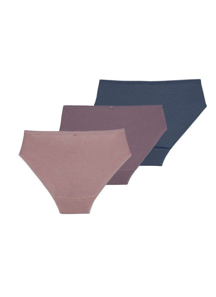 Damen Essentials Unterwäsche 3er-Pack - Lila Pink