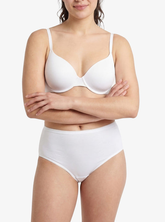 Damen Slips 3er-Pack Essentiell 1577 - Weiß