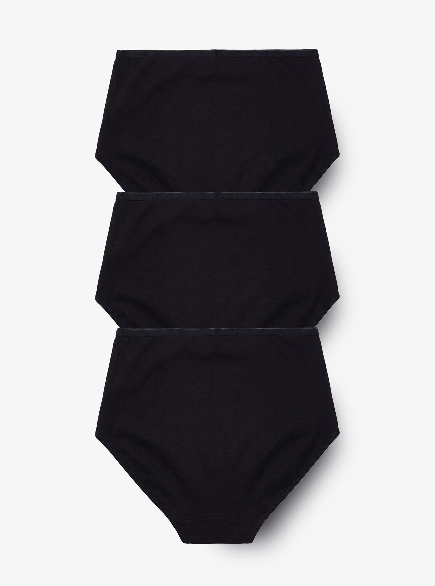 Damen Slips 3er-Pack Essential 1577 - Schwarz