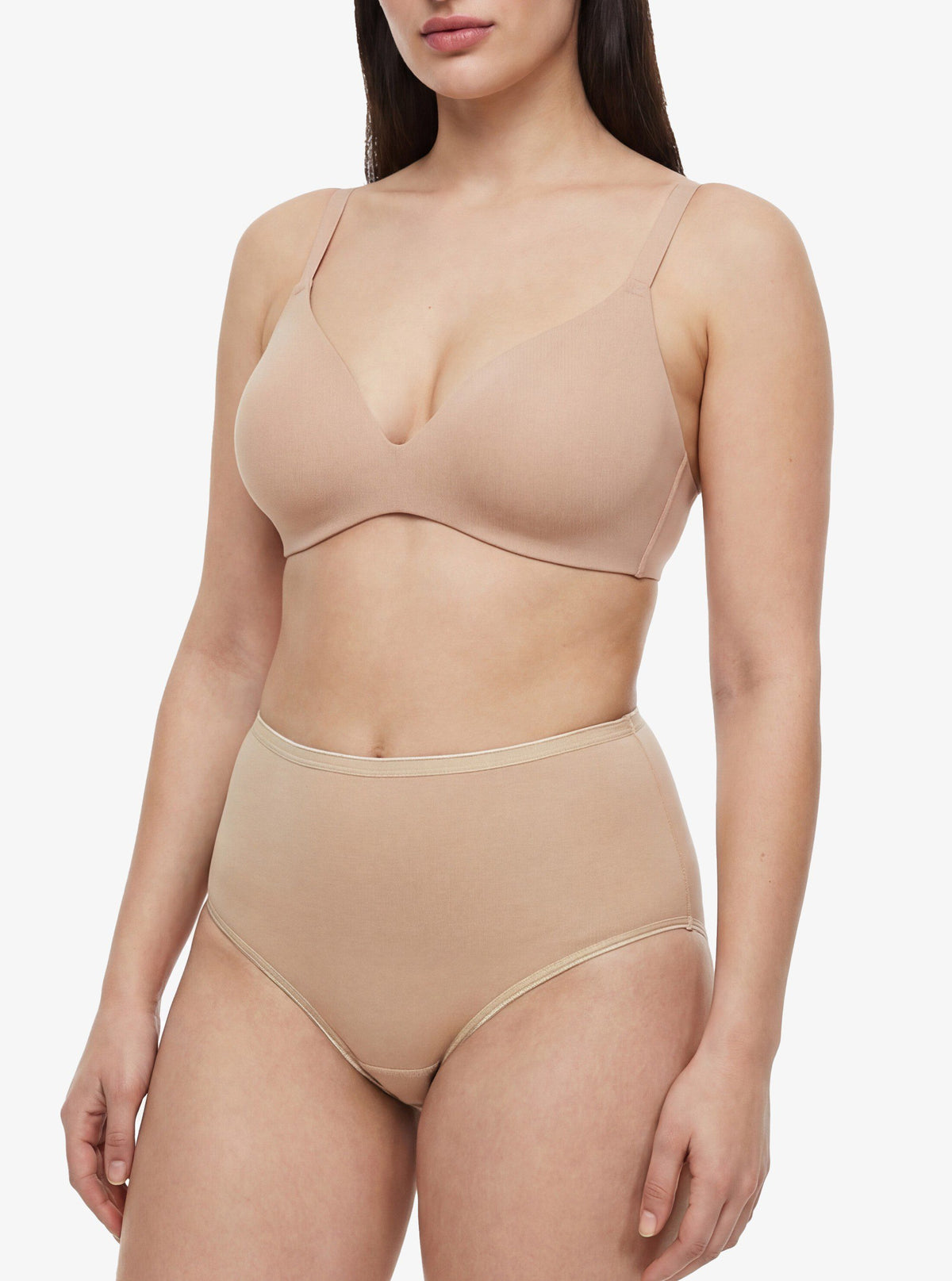 Damen Slips 3er-Pack Essentiell 1577 - Beige