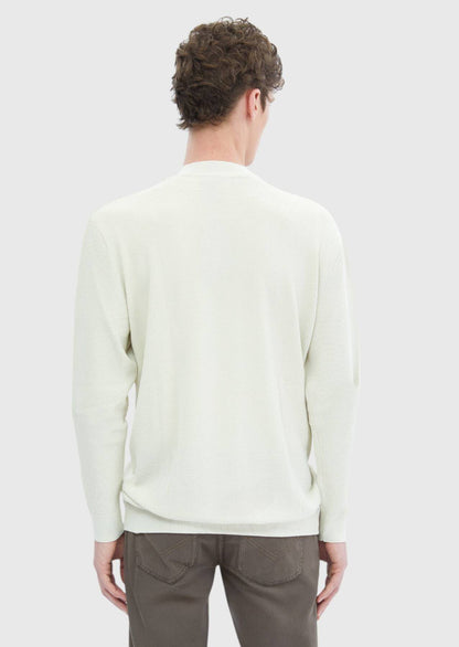 Stone Rundhals-Strickjacke