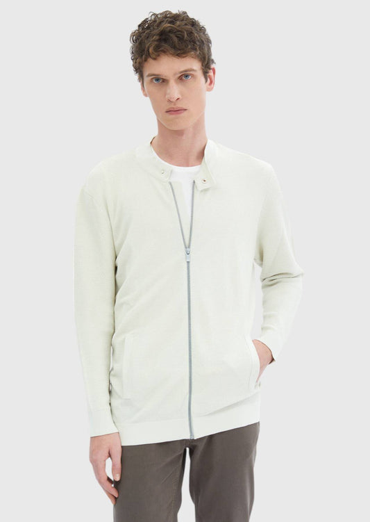 Stone Rundhals-Strickjacke