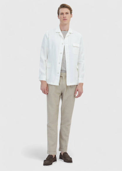 Schlichte, lässige Jacke aus Baumwollmischgewebe