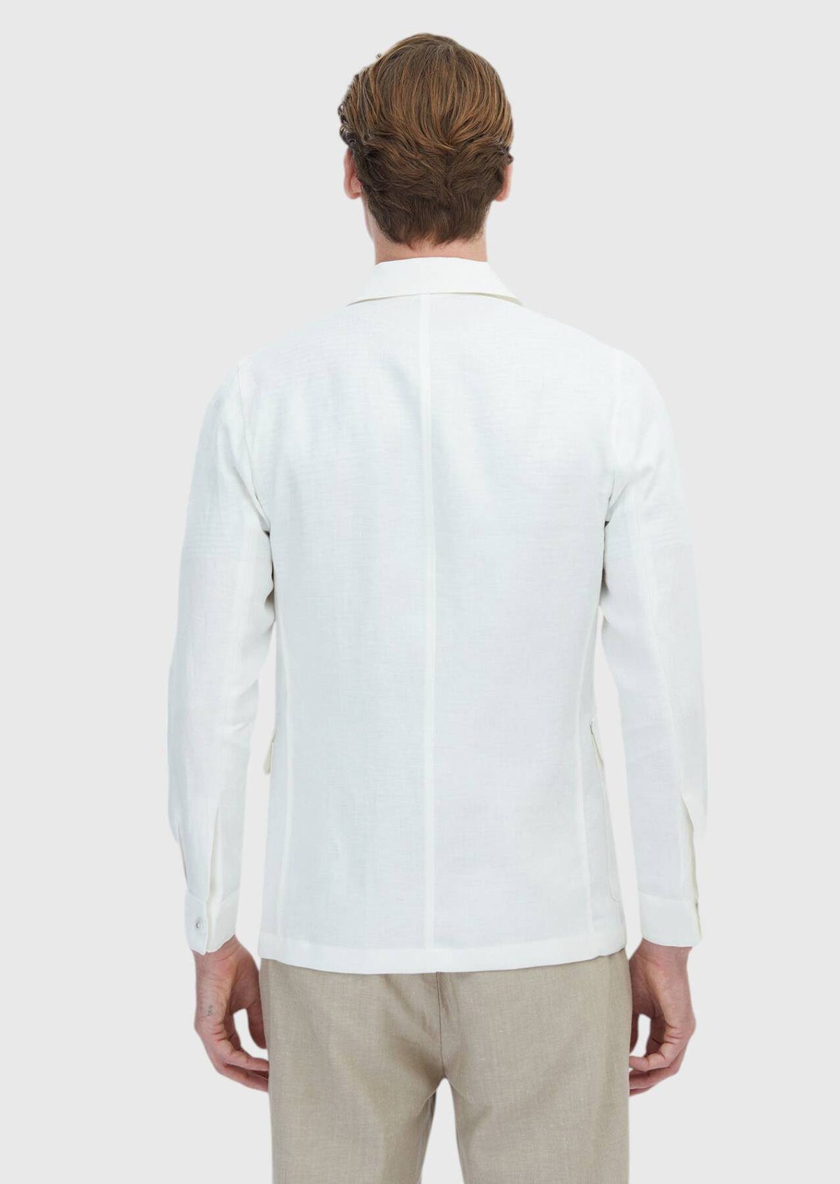 Schlichte, lässige Jacke aus Baumwollmischgewebe