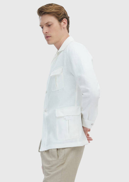Schlichte, lässige Jacke aus Baumwollmischgewebe
