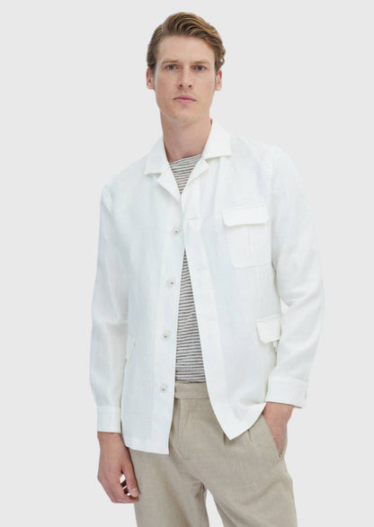 Schlichte, lässige Jacke aus Baumwollmischgewebe