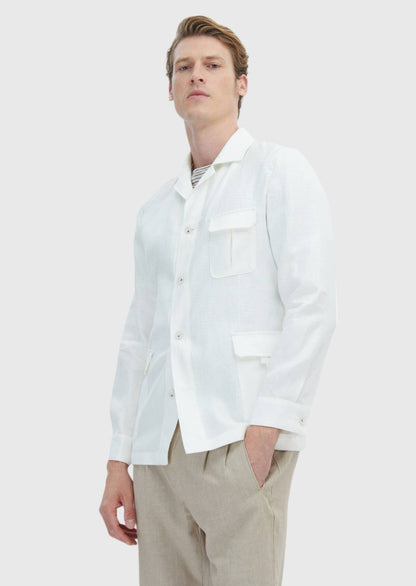 Schlichte, lässige Jacke aus Baumwollmischgewebe