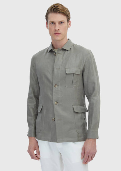 Schlichte, lässige Jacke aus Baumwollmischgewebe