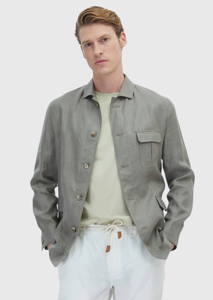 Schlichte, lässige Jacke aus Baumwollmischgewebe