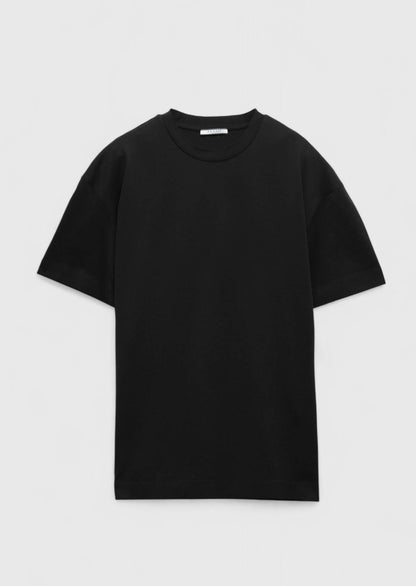 Schwarzes 100% Baumwoll T-Shirt