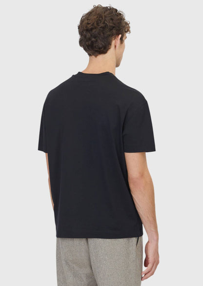 Schwarzes 100% Baumwoll T-Shirt