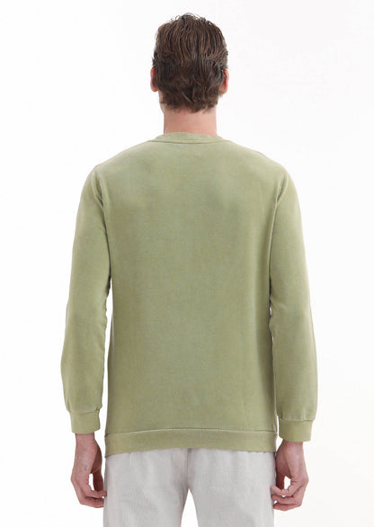 Sweatshirt mit Rundhalsausschnitt und Print