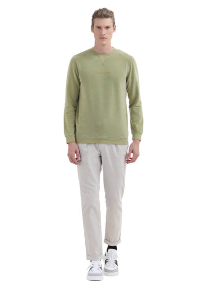 Sweatshirt mit Rundhalsausschnitt und Print
