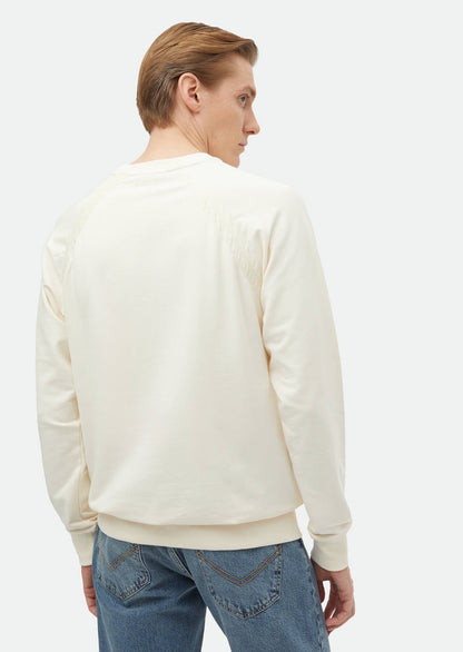 Einfarbiger Pullover mit Rundhalsausschnitt