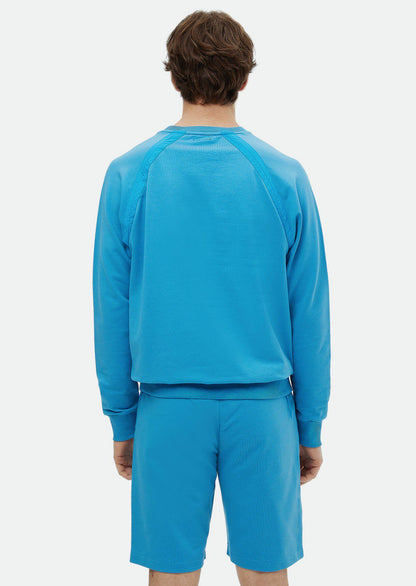 Einfarbiger Pullover mit Rundhalsausschnitt
