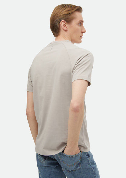 Bedrucktes T-Shirt mit Rundhalsausschnitt aus 100 % Baumwolle