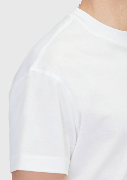 Einfarbiges T-Shirt mit Rundhalsausschnitt aus 100 % Baumwolle