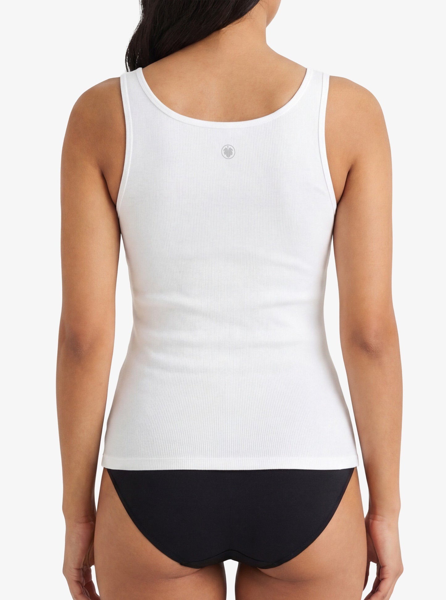 Damen Feinripp Top 1614 - Weiß