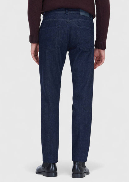 Schmal geschnittene Jeans aus Denim-Baumwollmischung