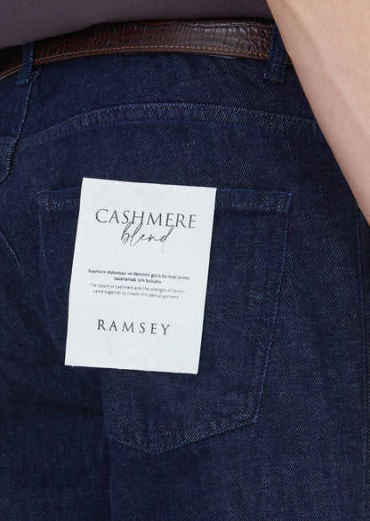 Schmal geschnittene Jeans aus Denim-Baumwollmischung