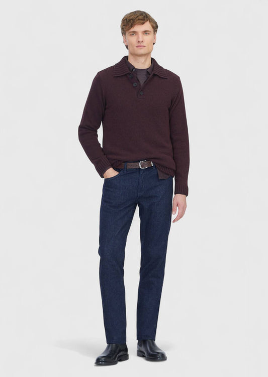 Schmal geschnittene Jeans aus Denim-Baumwollmischung
