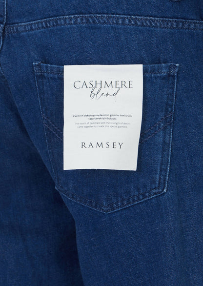 Schmal geschnittene Jeans aus Denim-Baumwollmischung