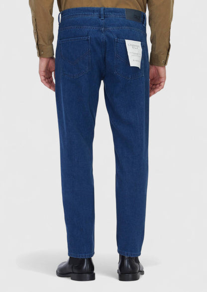 Schmal geschnittene Jeans aus Denim-Baumwollmischung