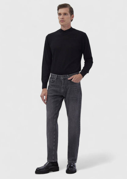 Jeans mit regulärer Passform, 100 % Baumwolle