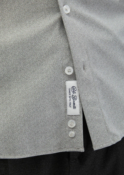 Bedrucktes, lässig geschnittenes Strickhemd