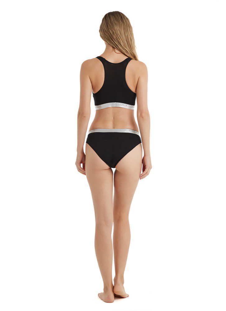 Damen Silber 1620 Slips - Schwarz