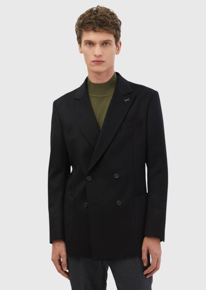 Schlichte, bequeme Jacke aus 100 % Wolle