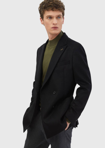 Schlichte, bequeme Jacke aus 100 % Wolle