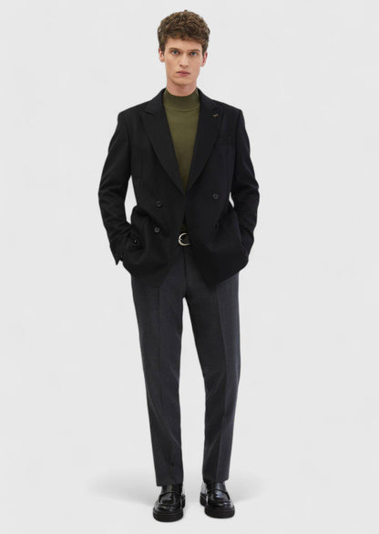 Schlichte, bequeme Jacke aus 100 % Wolle